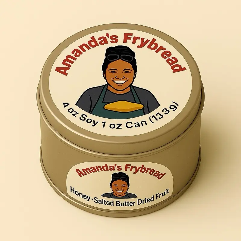 Amanda’s Frybread 4oz Soy Candle