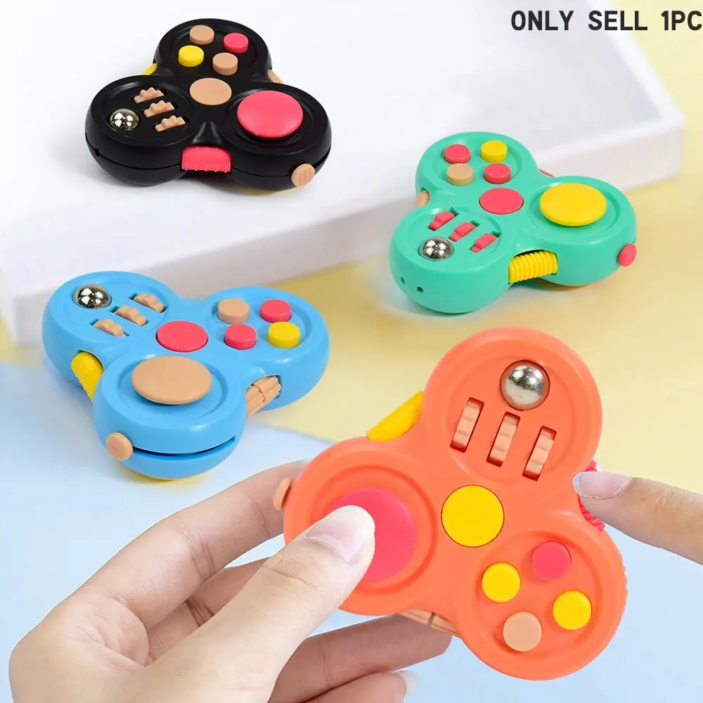 Creative Stress Relief Toy, Stress Reliever, 1 Count Colorful Fidget Cube Toy, Decompression Fingertip Game Toy, Fun Gift, Fidget Gadget, Stress Relief Fidgeting, Stress Relief Gadgets