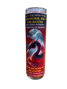 Cocktail Candle Dragon's Blood / Preprada Veladora Sangre De Dragon  Decor Ornaments