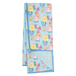 Anywhere Towel Reversible - Mary Engelbreit Wildflower Garland