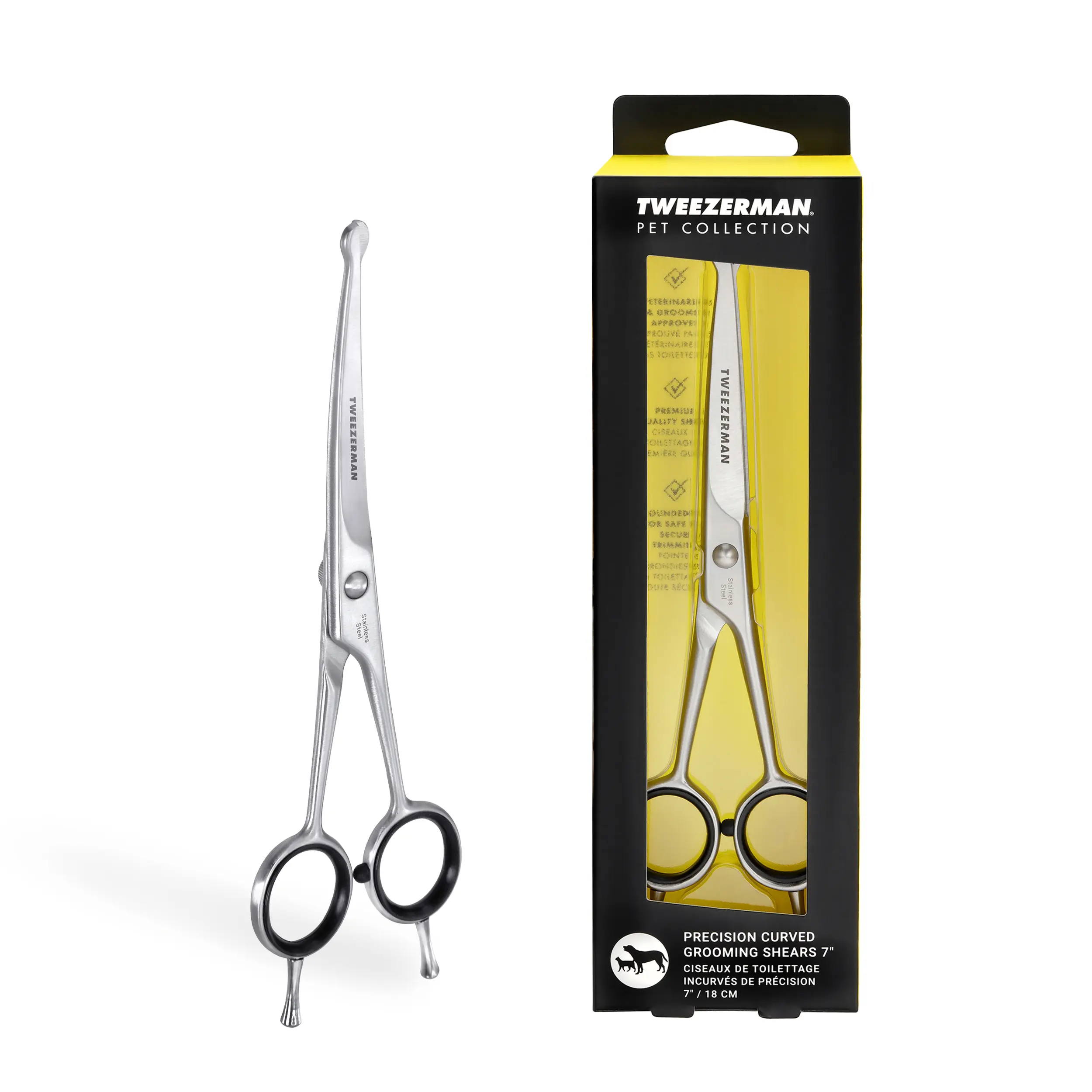 Tweezerman Curved Grooming Shears 7"