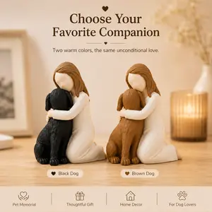 Dog Memorial Ornament – Angel Dog figurine, Heartfelt meaningful gift for Dog Lovers, Pet Remembrance Keepsake, Cherished Dog Tribute, Sports Event Souvenir, home Décor, Tabletop Display, Thoughtful Present for Dog Owners