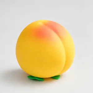 Cute Peach Stress Ball, Soft Slow Rebound Peach Squeeze Toy, Decompression Sensory Toy for Stress Relief, Anxiety Relief