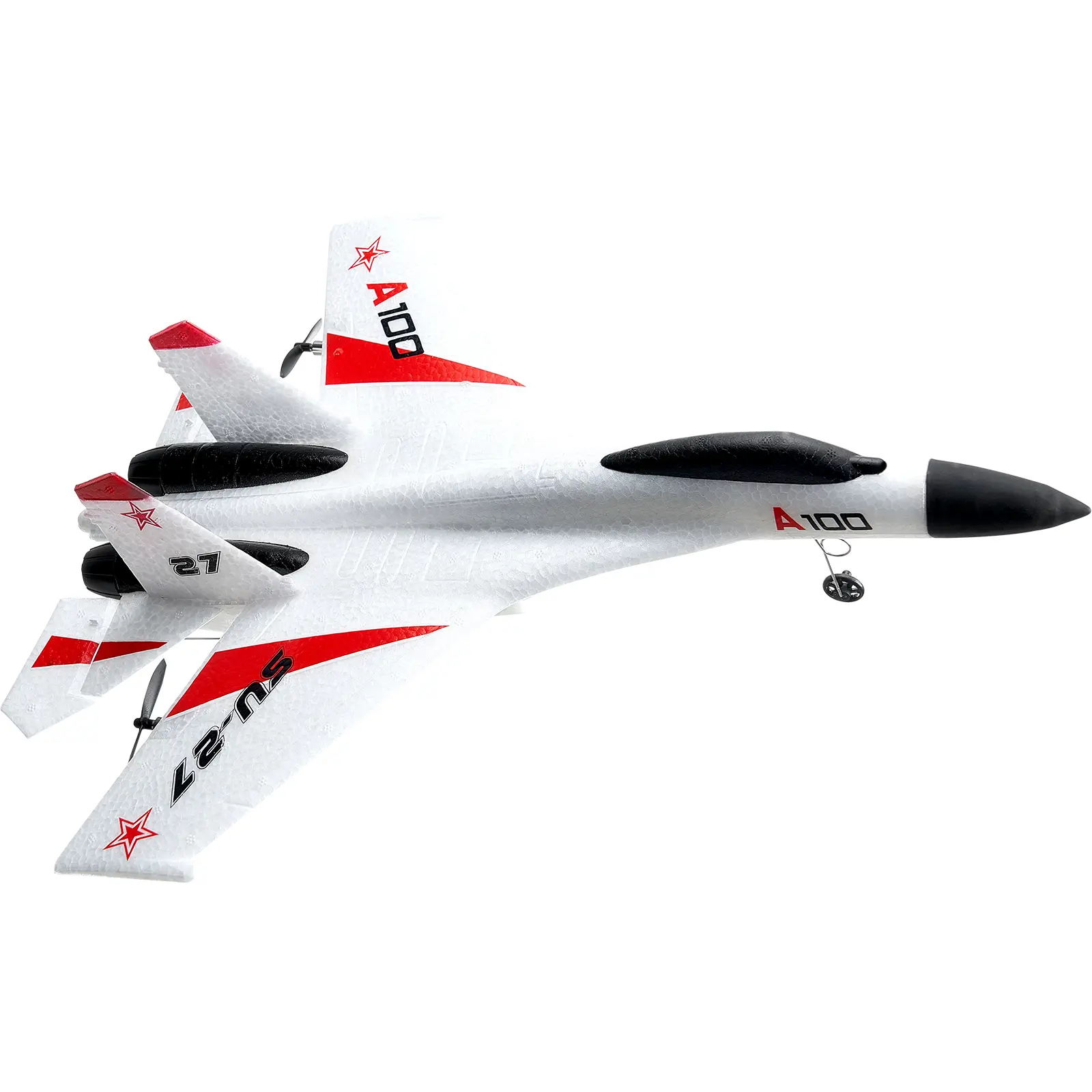 【summerfinds】VEVOR EPP Foam RC Model Plane Toy, 2.4GHz 4-Channel Remote Control Glider, 6-Axis Gyro Stabilizer, 2 Batteries, 200m/656ft Range, 1-Key Mode, 1-Tap Aerobatics, RTF for 6-8 Years/Beginners, Father's Day Gift