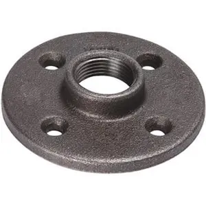 B & K  2 in. Black Iron Floor Flange