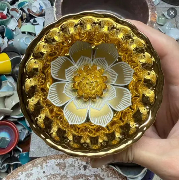 7888GKQL Handcrafted tea cup (DB)