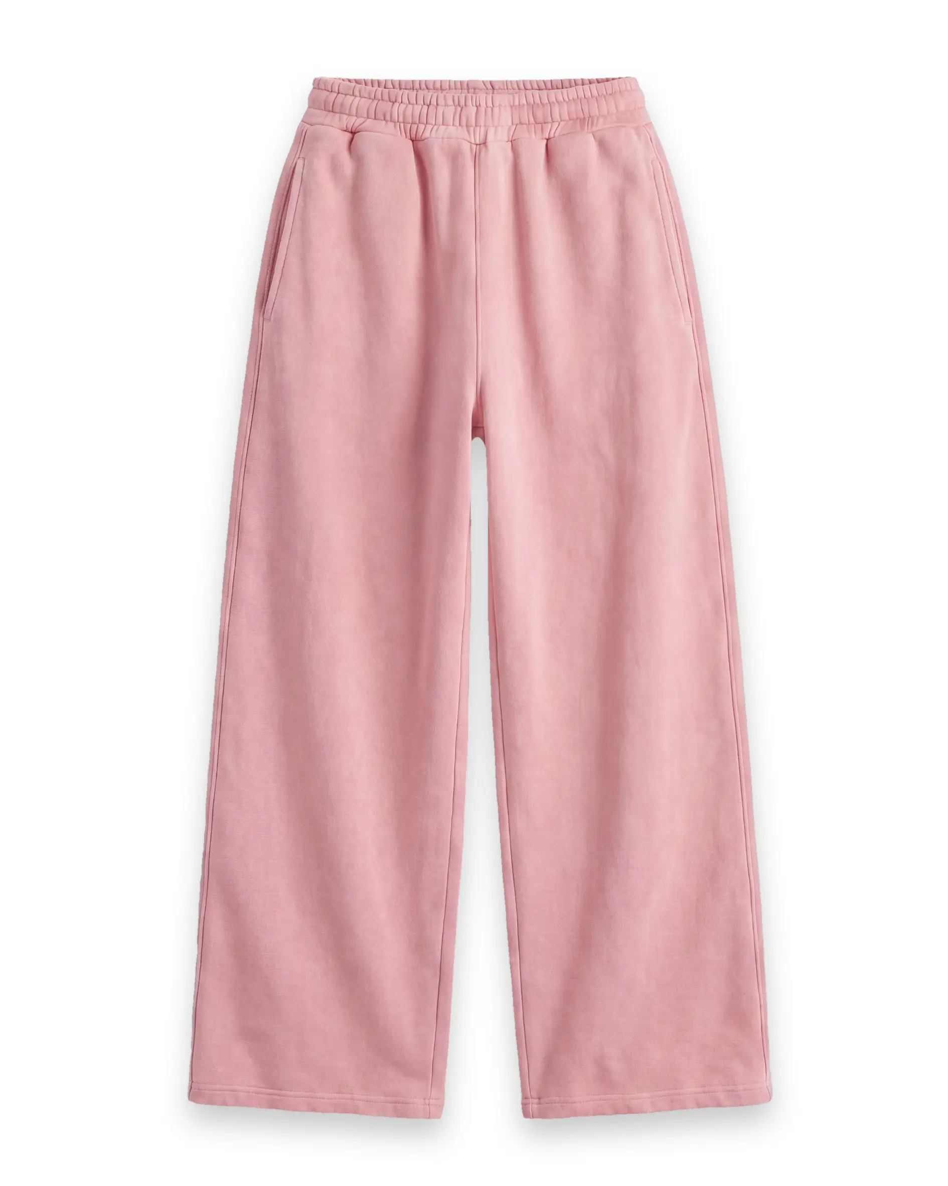 Acid Wash Heavyweight Boxy Sweatpants – Pink