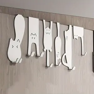 2024Iron material door hooks, various patterns of door suspension hooks, will not rust, spray painting process, suitable for bedroom doors, bathroom doors, kitchen doors., Hanging Storage, Multipurpose Hooks, Aesthetic Hooks, Modern Door Hooks, Durable