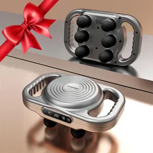 6-head Massager, USB Rechargeable Deep Tissue High-frequency Vibration Muscle Relaxation Massager, Handheld Muscle Massager for Full Body Neck Waist Relax, Neck Massager