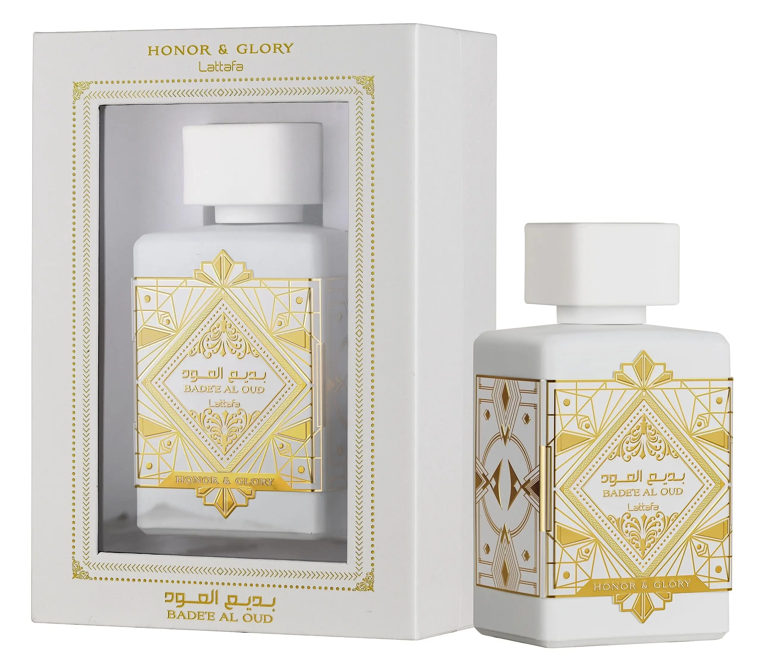 Lattafa BADE'E AL OUD HONOR & GLORY 3.4 EAU DE PARFUM SPRAY Fragrance Perfume