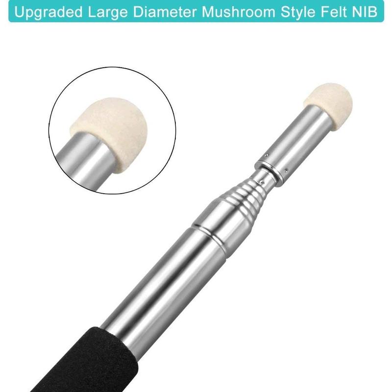 Telescopic Teachers Pointer,Teaching Pointer,Hand Pointer Extendable Telescopic Retractable Pointer Handheld Presenter Classroom Whiteboard Pointer (2 PCS)