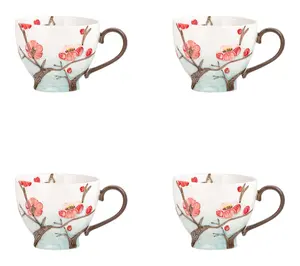 10 Strawberry Street Set of 4 Petaluxe Mug 10 Strawberry Street Set of 4 Petaluxe Mug