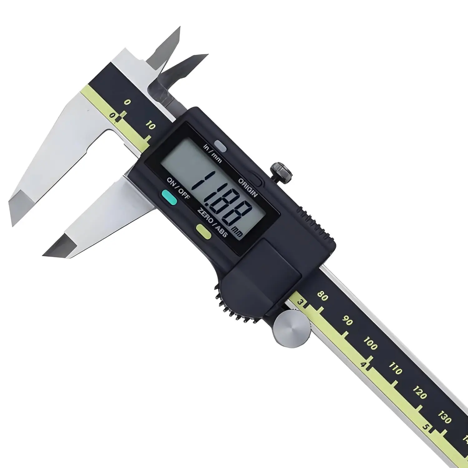 12-Inch Digital Caliper (300mm) with High-Precision AOS Encoder – Premium Stainless Steel Electronic Vernier Caliper, 0.0005"/0.01mm Resolution for Accurate Industrial & DIY Measurement
