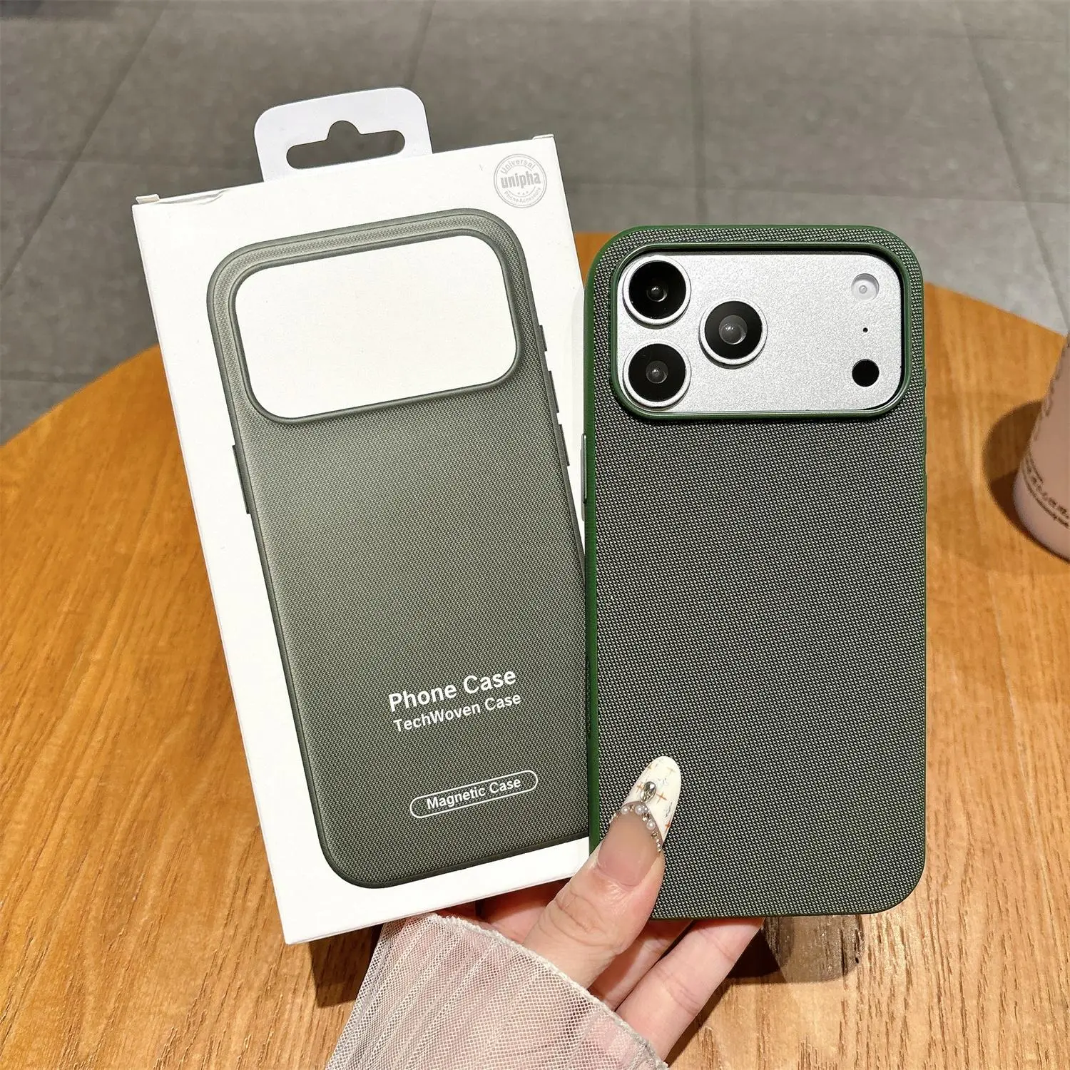 Original TechWoven Fabric For MagSafe Magnetic Phone Case For iPhone 17 Air 16 15 14 Plus 13 12 11 Pro Max Shockproof Back Cover