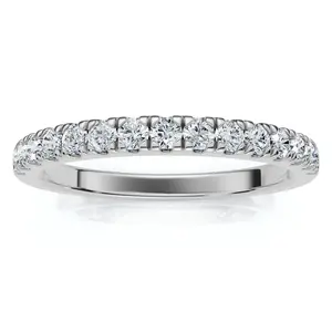 1/3Ct Stackable Women's Diamond Wedding Anniversary Ring 14k Gold or Pt