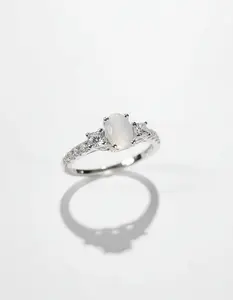 Sterling Silver Natural Mother of Pearl Ring