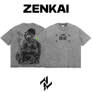 Limited Igris: The Blood-Red Solo Leveling Graphic Tee Double Sided Print Oversized Acid-Washed Heavyweight Cotton T-Shirt – Unisex Anime Manga Tee, Perfect Gift for Anime Fans and Lovers Menswear Tops