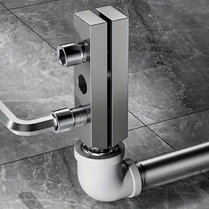 Heavy Metal Water Pipe Breakage Removal Tool Set, Faucet Angle Valve Extractor, Locking Nut Design, Adjustable Rod, No Connectors Included