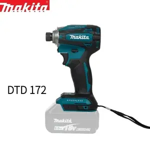 Makita DTD172  Impact Driver, High Torque Electric Screwdriver with Hex Chuck for Fastening, Drilling, Construction, Automotive Repair, Woodworking & DIY Projects