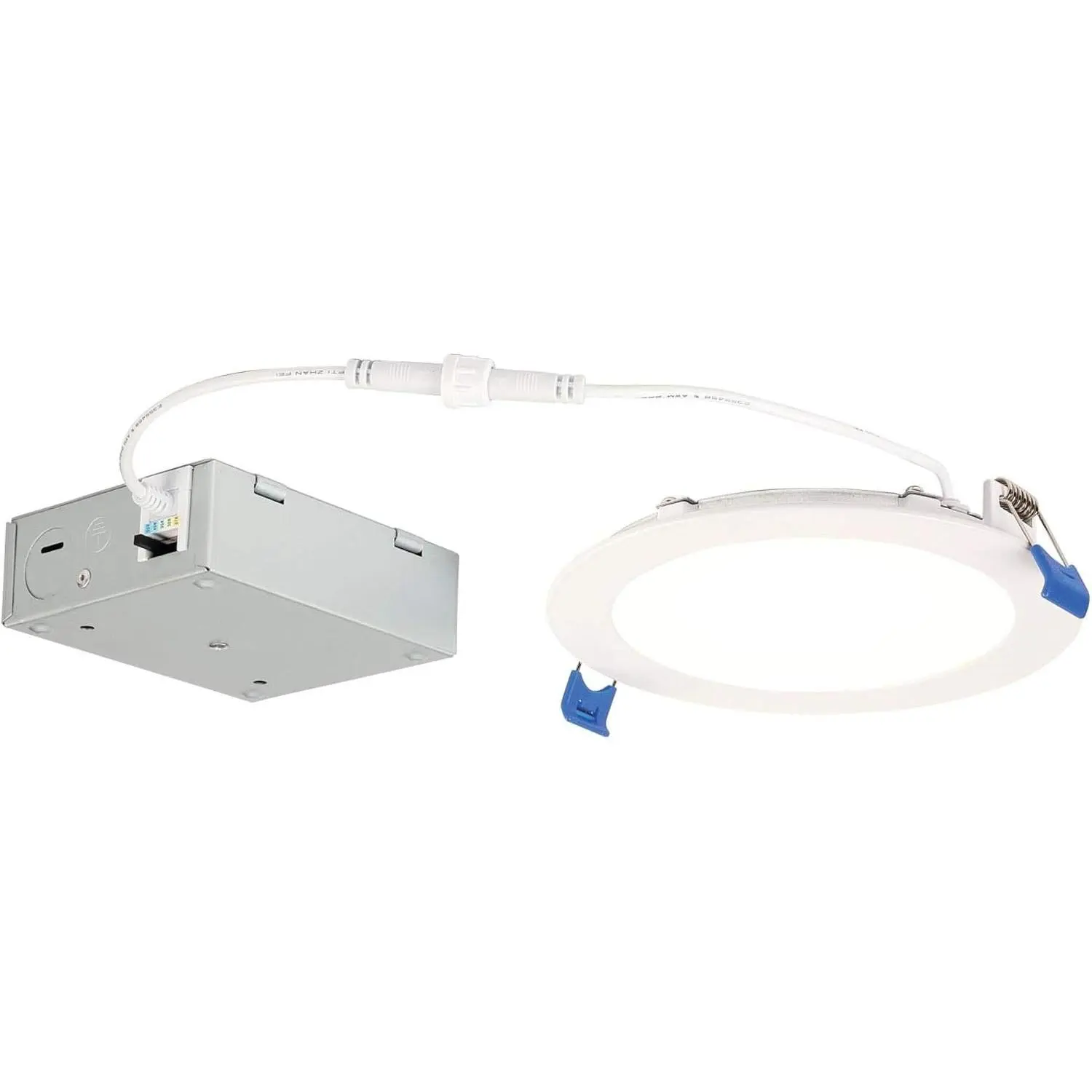 Lighting 5247000 14 Watt (100 Watt Equivalent) 5-6-Inch Square Recessed LED Downlight with Color Temperature Selection, Dimmable, Medium Base, White Trim