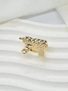Hiphop Punk Gun Shape Ring, Casual Daily Party Jewelry Gift, Christmas Thanksgiving Present, All Seasons Accessory