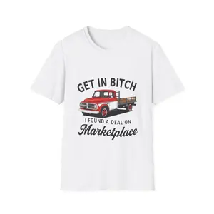 Vintage Red Truck Get In B*tch T-Shirt | Marketplace Deal Graphic Tee