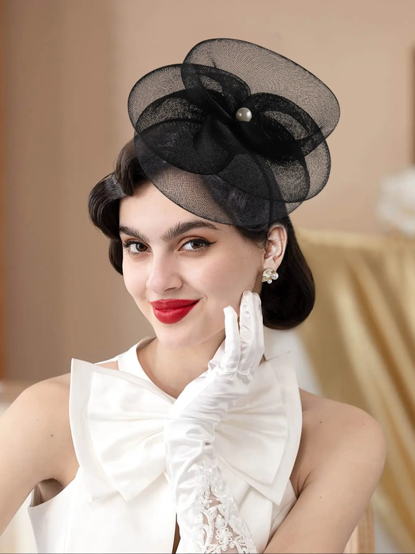 1pcs Fascinators Hats for Women - Tea Party Kentucky Hat 