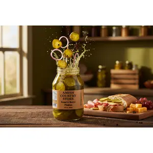 Bread & Butter Pickles | Sweet & Tangy Old-Fashioned Pickle Chips | 15 oz & 32 oz