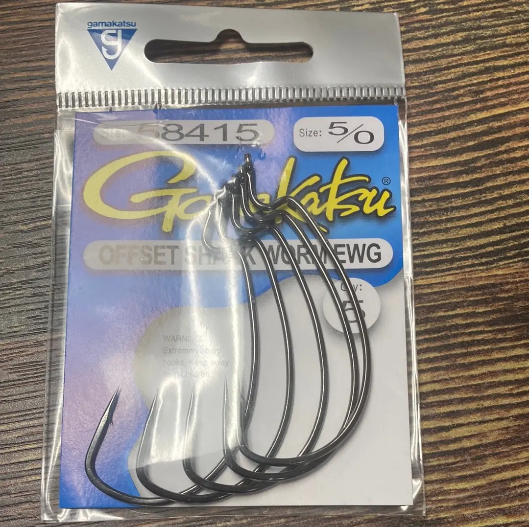 Gamakatsu Offset Shake Worm EWG 5/0 Gamakatsu Offset Shake Worm EWG 5/0