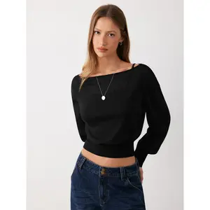 Cider Cotton-blend Textured Asymmetrical Neck Lantern Sleeve Oversized Top & Cami Top