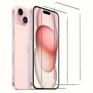Clear Tempered Glass Screen Protectors for iPhone 16 Plus, 2 Pack - Ultimate Scratch Resistance, Advanced Protection Film, Shockproof Protector