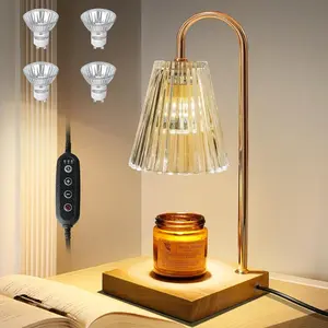 Dimmable Candle Warmer Lamp with Timer for Large & Small Candle Jars, 4 Bulbs Included