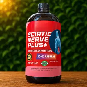 Sciatic Nerve Plus+ Liquid Dietary Supplement 32 fl oz | Herbal Blend with Vitamins B & C | Natural Wellness Formula