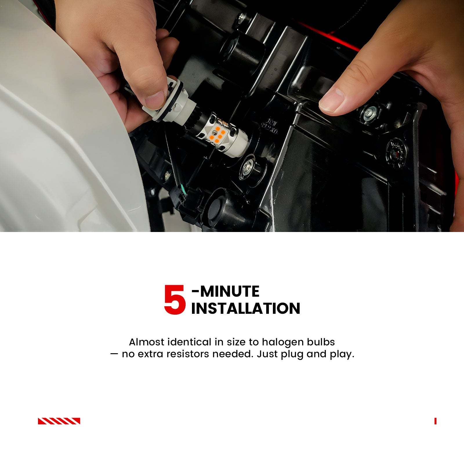 Lasfit 1157 2057 LED Turn Signal Bulbs CanBus-Ready Amber | T3 Series,2 PCS Lasfit 1157 2057 LED Turn Signal Bulbs CanBus-Ready Amber | T3 Series,2 PCS