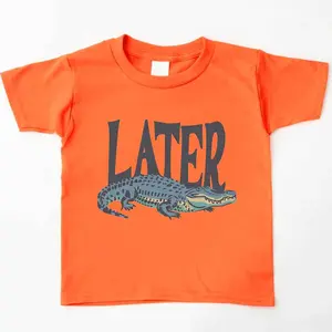 Later Gator Kids T-Shirt – Vintage 90s Style Retro Alligator Tee For Kid