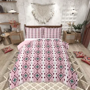 Boho Western Comforter Set Bohemian Southwestern Bedding Set Aztec Decor Duvet Quilt Country Bedroom Farmhouse