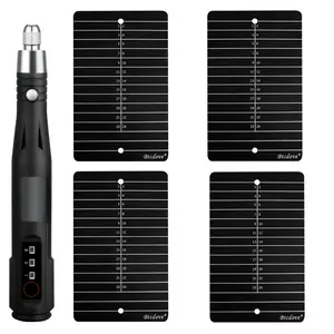 Electric Four-Plate Engraving Set - Titanium Crypto Seed Phrase Storage | Fireproof, Corrosion-Resistant, Rust-Free | Compatible with Ledger MetaMask Safapal All Software and Hardware Wallets