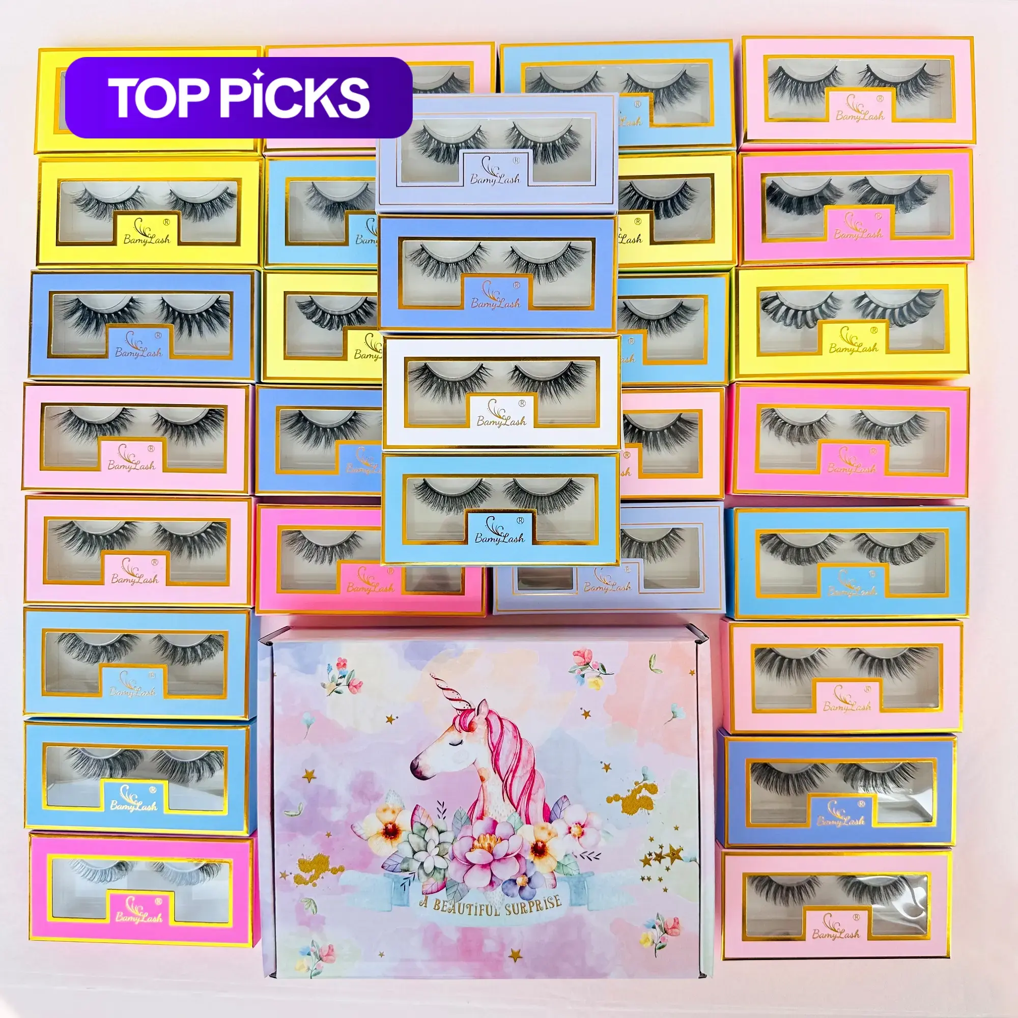 Mixed-Size False Eyelashes, 30 Pairs Fluffy and Wispy Curling Eyelashes, Faux Cluster Lashes for Summer Eye Makeup, Natural-Look Strip Lashes for Eyelash Extensions, Cosmetic, Gift, Soft Fluffy Lashes #GLOBAL PICKS