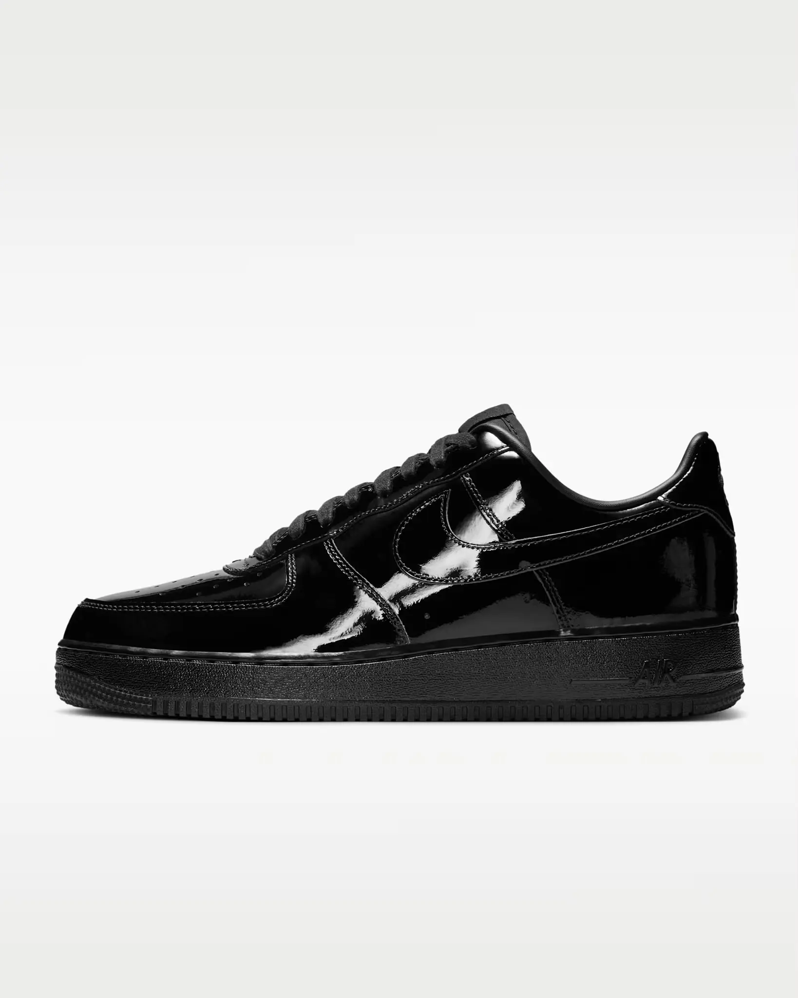 Nike Air Force 1 Low '07 Patent Black Womens Sneakers