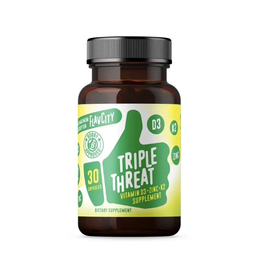 Triple Threat Supplement - 30 day supplement High Dose Vitamin Zinc Triple Threat Supplement - 30 day supplement High Dose Vitamin Zinc