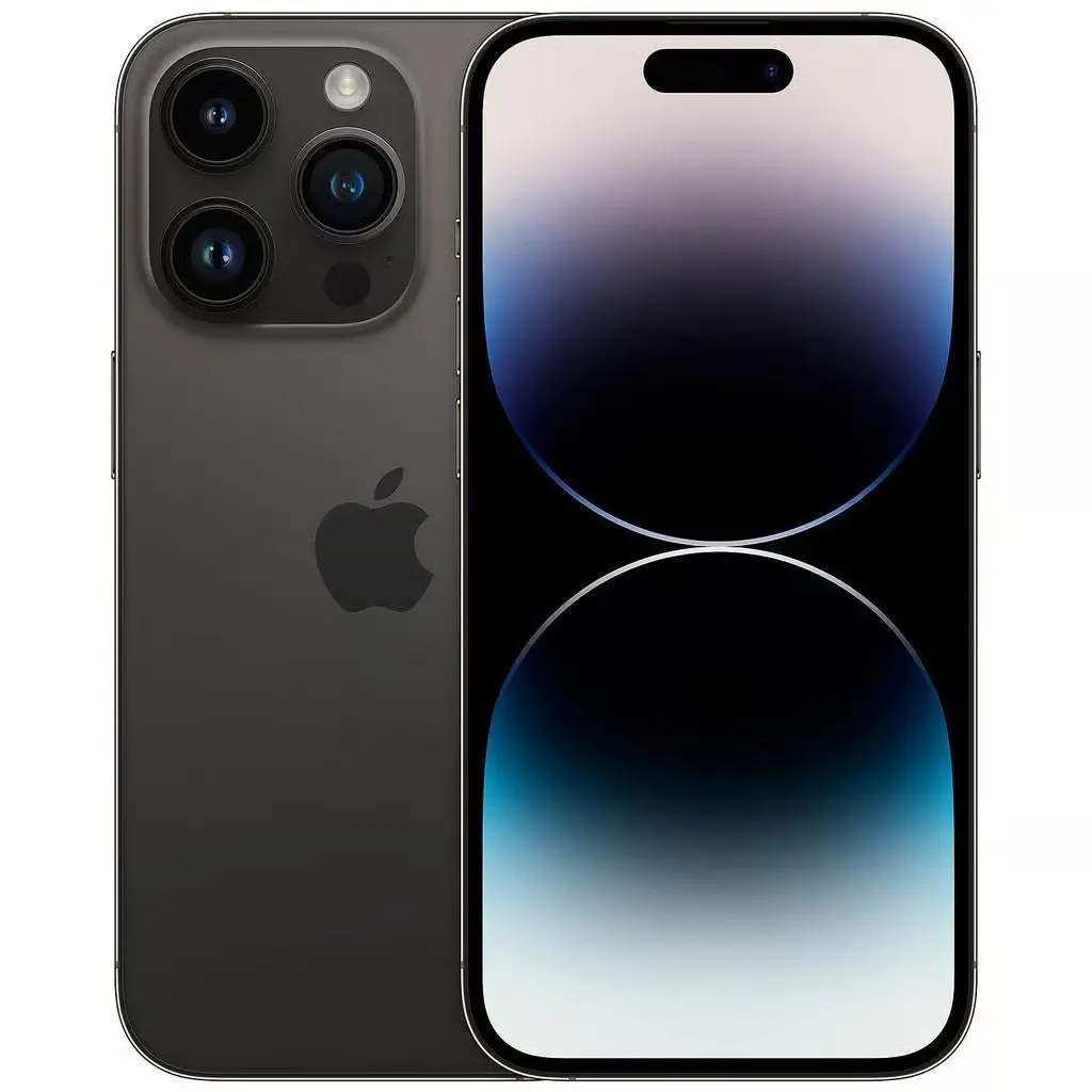 Refurbished Unlocked iPhone 14 Pro 128GB Premium Grade Smartphone - Space Black Mobile Device