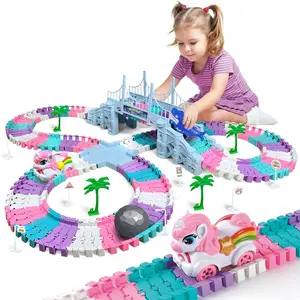 Car Toys for Kid 3-6, 194 PCS Race Car Track for Kids Ages 3-8, Monster Truck 3+ Year Old Birthday Gift Toddler Cars Toy for 3+ Year Old Girl Boy