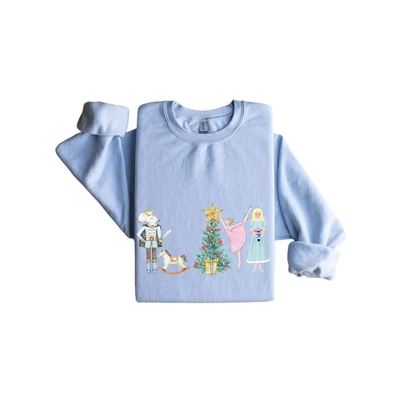 Nutcracker Sweatshirt, Christmas Jumper, Holiday Sweater, Winter Pullover, Festive Crewneck, Xmas Top