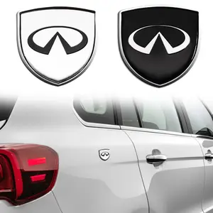 Infiniti Nismo Metal Shield Car Emblem Sticker, Fits Gtr 370z Juke Q50 Q60 Qx50 Qx55 Qx60 Qx70 Qx80, High Gloss Polished, Durable Scratch Resistant