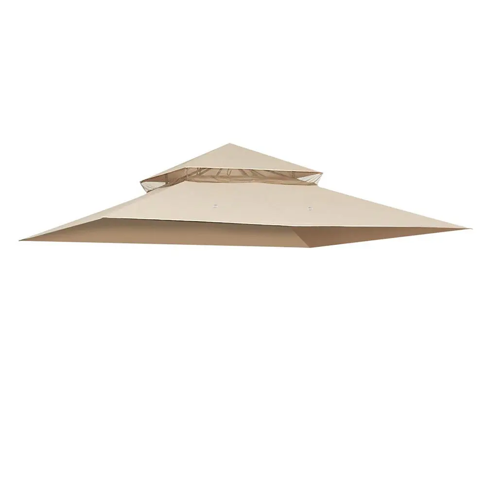 Yescom (No Frame) 10' x 10' Waterproof Gazebo Canopy Replacement Top 2-Tier
