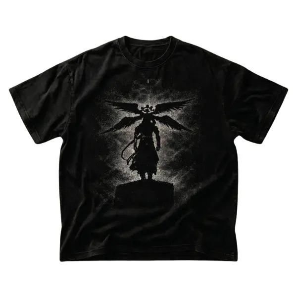 Jujutsu Kaisen Mahoraga Mineral T-shirt, Vintage Anime Aesthetic Shirt, Mahoraga Divine General Graphic Tee, Anime Shirt, Graphic T-Shirt, Japanese Aesthetic Shirt- Unisex Menswear & Womenswear - Streetwear Tops - Casual Cotton Crewneck Shortsleeve Tshirt
