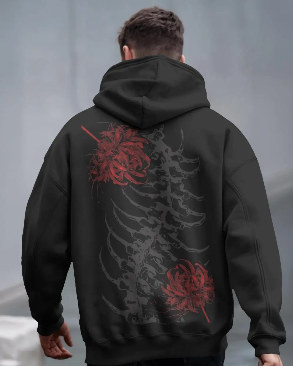 Tokyo Ghoul Ken Kaneki Anime 2 Side Sweater, Hoodie: Snow, Loose Fit, Unisex Graphic Shirt, No-Fade Colors, Wash After Wash