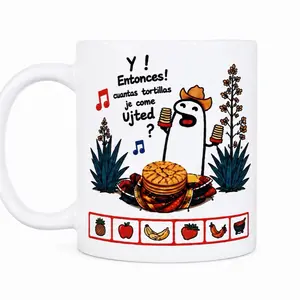 La taza perfecta para el chisme santo y el café