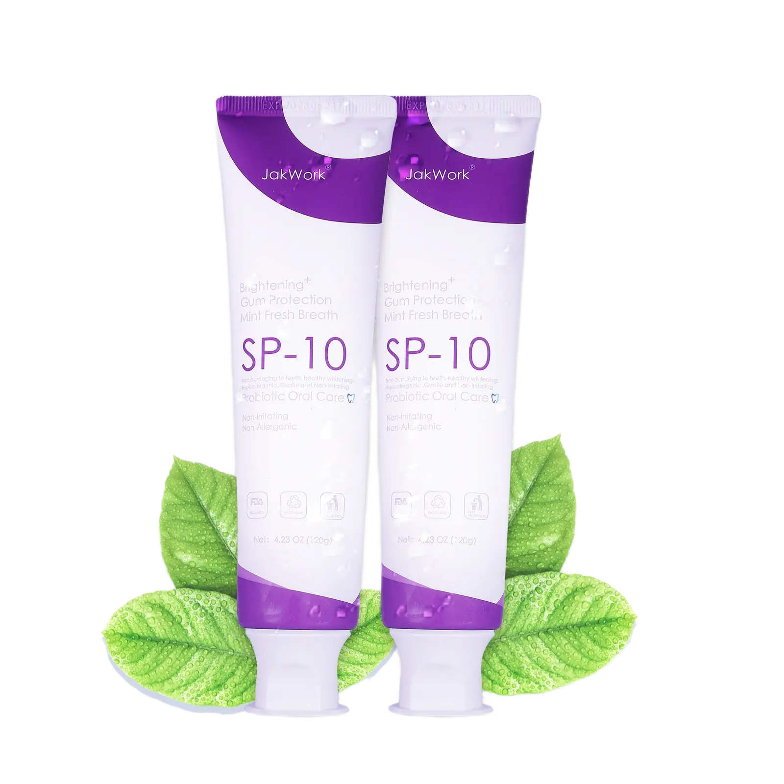 JAKWORK  SP-10 Probiotic Whitening Toothpaste,Niacinamide toothpaste–Improve Oral Health with Dental Probiotic and Probiotics Toothpaste for a Brighter Tooth