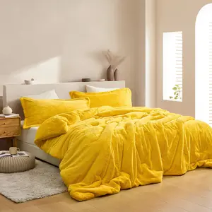 Love Thick - Chunky Bunny Coma Inducer Oversized Comforter Set - Saffron Oranges